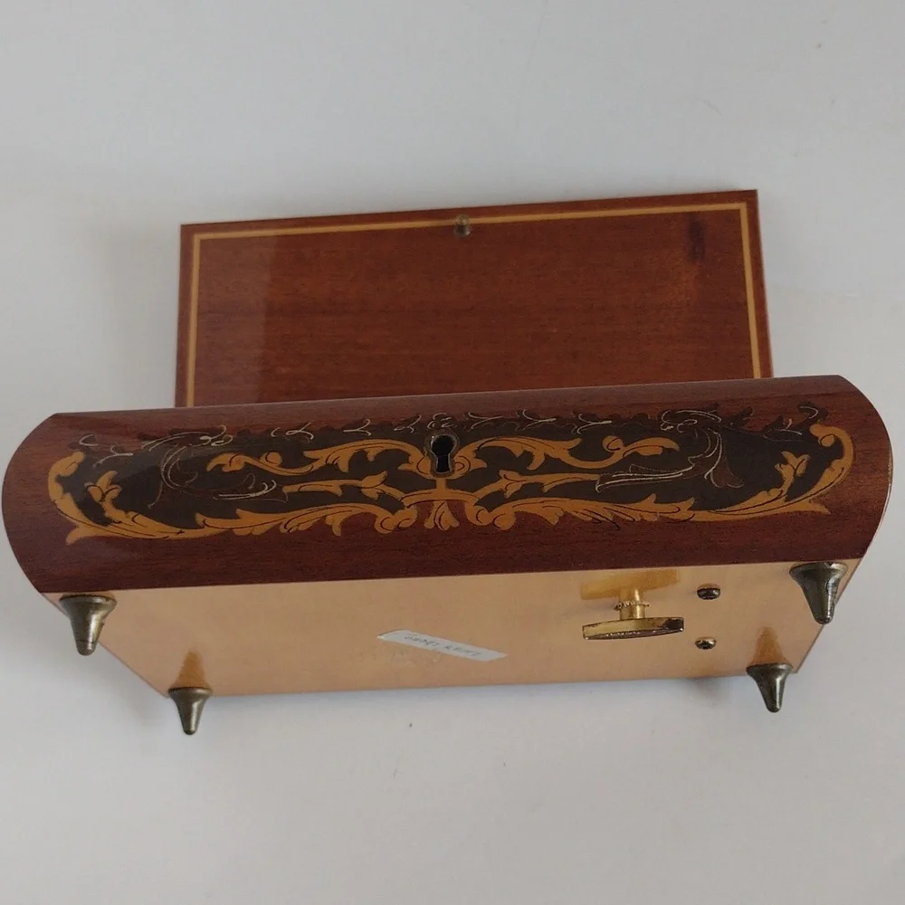 Musical Wooden Jewelry Box from Venice
